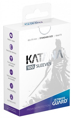 Ultimate Guard Katana Sleeves: Standard Size: White (100)